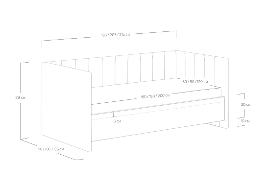 Кровать Alice